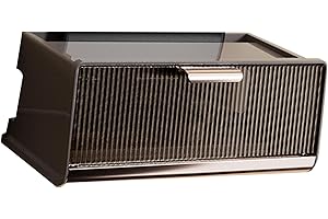 Router Storage Box, Cable Wire Wall Board Shelf Cable Router Cover Organized Power Strip Cable Management for Home (Coffee Co