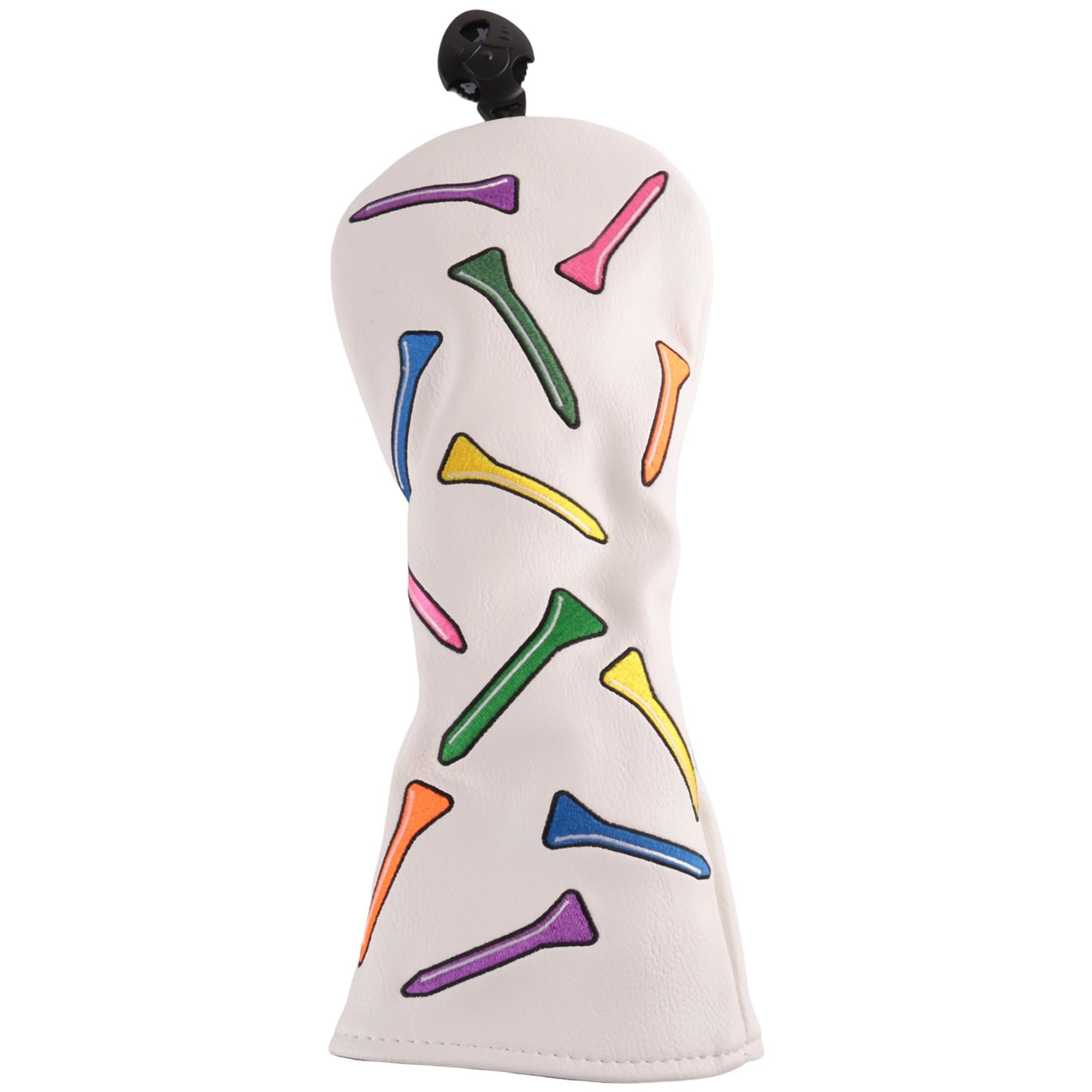 ROBMNE Tees Pattern Golf Club Cover Replacement Spare Parts for Driver,Fairway,Hybrids-Golf Driver Headcover/Golf Fairway Wood/Hybrid Club