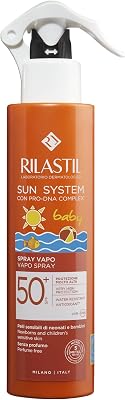 Sun System Spray Baby, Vapo, Emulsione Corpo, Texture Leggera, per Pelli Sensibili di Neonati e Bambini SPF 50+ Protezione Molto Alta, Confezione da 200ml