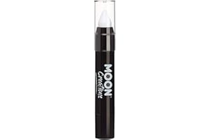 Face Paint Stick / Body Crayon makeup for the Face & Body by Moon Creations - 0.12oz - White