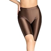 SOFSOT Women's Shiny Yoga Pilates Shorts Outdoor Quick Dry Pants Ultra High Rise Biker Leggings