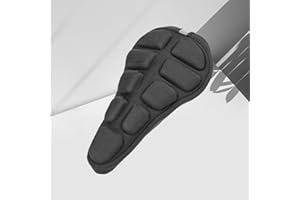 Bicycle Saddle Cushion EVA Damping Anti Slip Reflective Cover for Road and Mountain Bikes Commuting Long Rides