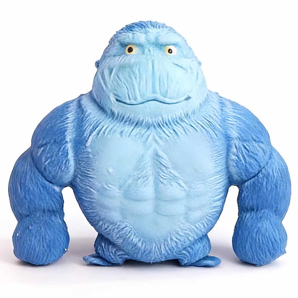 Monkey Decompression Toy,Cute Gorilla Stress Toy,Anti-Anxiety Fun Toys,Anti-Stress Animals Toys For Party Favors,Creative Gifts, Witnesses Of Friendship, Simple And Easy To Use,14+ (blue) — image 1