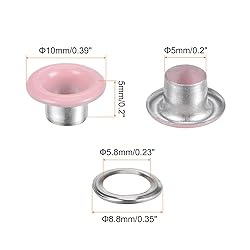 HARFINGTON 200 Set Color Round Grommets 5mm
