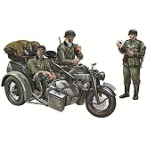 Italeri 1/35 ZUNDAPP KS750 with Sidecar,Green