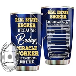 MONIZILUCKY Real Estate Broker Tumbler Stainless