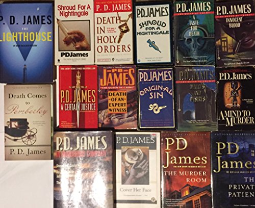 Adam Dalgliesh Murder Mystery Series Set by P.D. James 16 Book Set