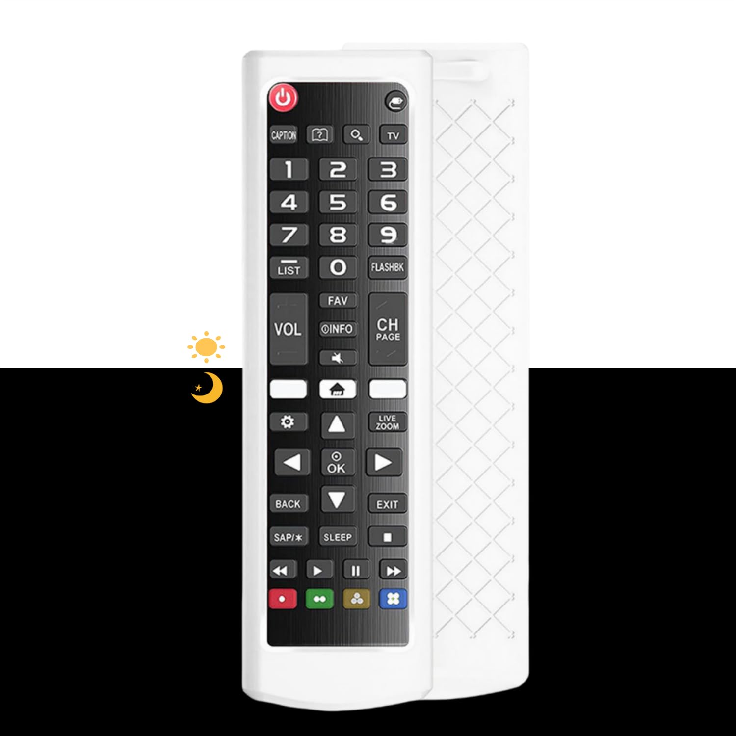 LG TV Remote Cover, Silicone Protective Case for AKB75095307 AKB75375604 AKB74915305, Anti-Slip Skin Sleeve for LCD LED HDTV 3D 4K OLED