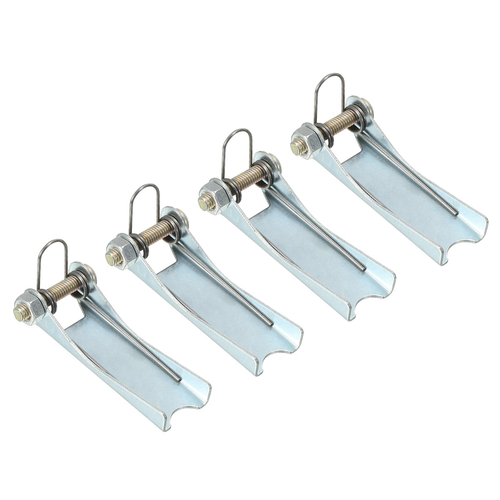 PATIKIL 1.9 Inch Replacement Hooks Latch, 4 Pack Metal Towing Receiver Hitch for Clevis Hook Trailer, Silver