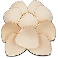 TAOHUA GARDEN 5 Pairs Bra Pads Inserts, Removable, Air Cotton, Foam Sponge, Breathable