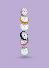 Acctim Elstow 22845 Wall Clock Meadow Green 20cm Retro Style view 3