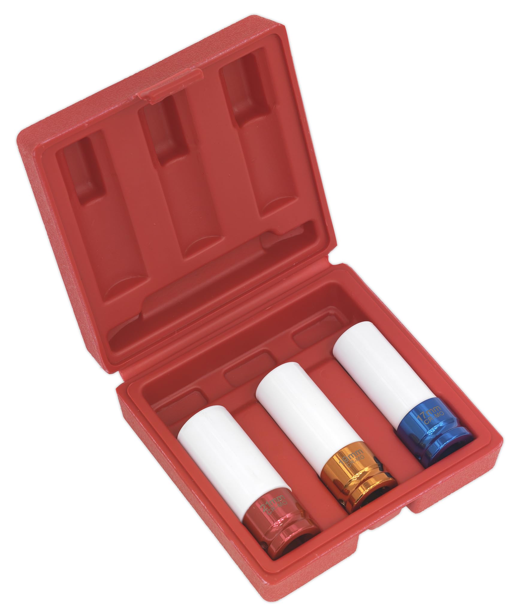 Sealey Sx031 Alloy Wheel Impact Socket Set 3Pc 1/2Sq Drive