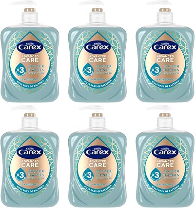 Carex Advanced Sea Minerals Antibacterial Hand Wash 6x500ml