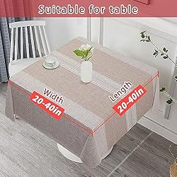 Vonabem 100% Waterproof Rectangle PVC