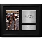 HWC Trading USL Framed Tom Baker Gifts Printed Signed Autograph Picture for TV Show Fans - US Letter Size