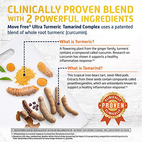 Move Free Ultra Turmeric Curcumin & Tamarind Joint Support Supplement