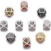 AD Beads Zircon Pave Rhinestones Bead Bracelet