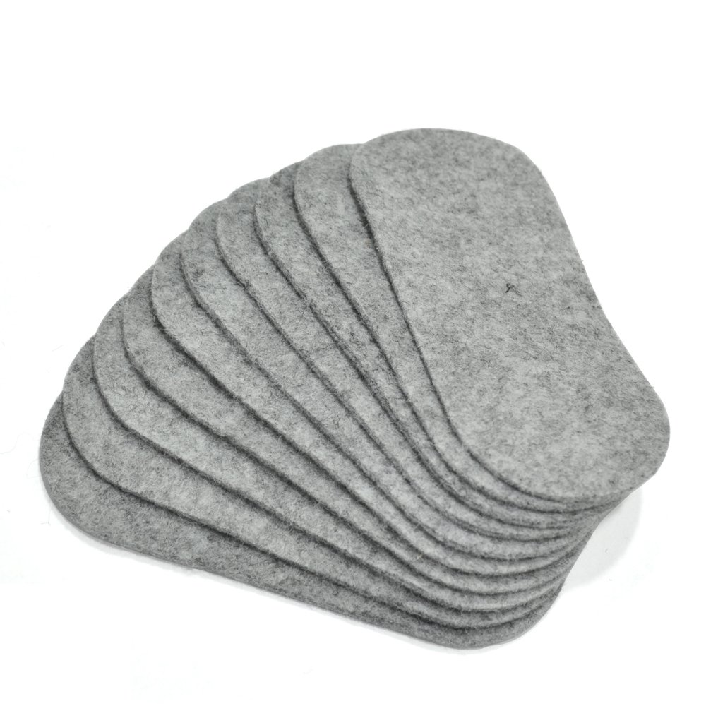 Bi-Office Earth Replacement Felt Cork Eraser Set of 10