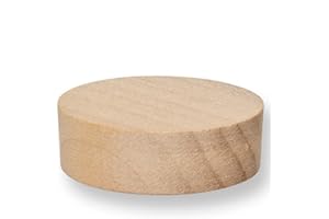 Pinehurst Crafts 1-Inch Maple Flat Head Plugs, Side/Face Grain, Great for Furniture, Tables, Chairs, Cabinetry and Crafts Projects, Pack of 20