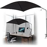 Adjustable Cubicle Shade and Desk Canopy, Essential Cubicle Cover & Light Shield for Partitions to Block Overhead Light and G