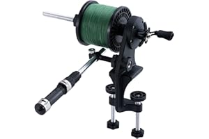 Goture Fishing Line Spooler, for Spinning Reels, Baitcasting Reels, and Fly Fishing Reels, Adjustable Friction, Fits Spools u