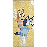 Jay Franco Bluey & Bingo Kids Bath Pool Beach Towel - Super Soft & Absorbent 100% Cotton Towel, Measures 28 x 58