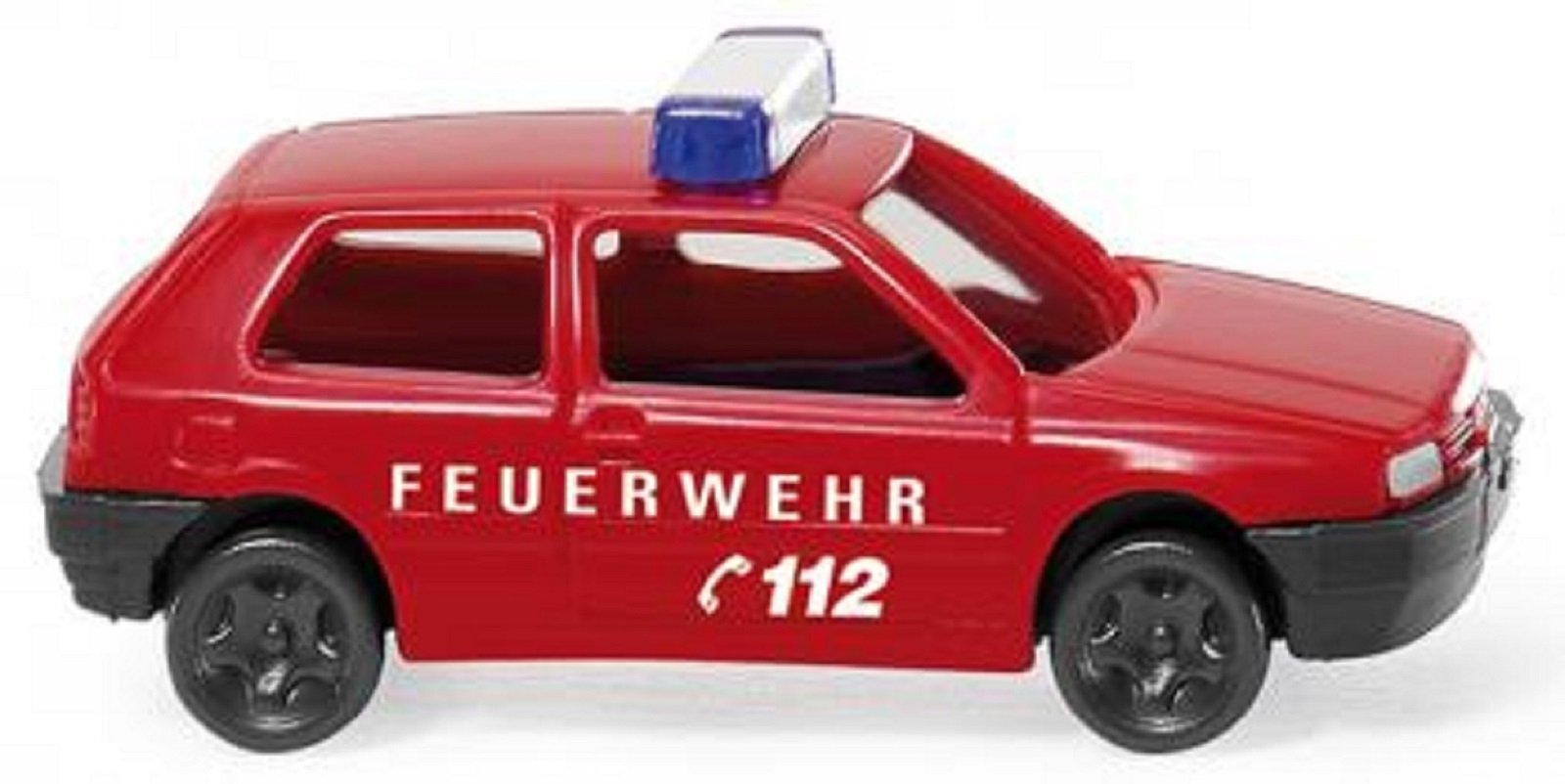 Fire brigade - VW Golf III - Model Car, Ready-made - Wiking 1:160 (N)
