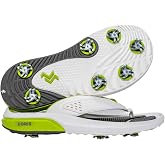 ZORIZ Zoomy Golf Sandals - Sport Thong Flip Flops, Removable Tornado Cleats | Dimpled pillow top footbed and Lycra heel pad cushion every single step - Rugged rubber tread grips wet grass, sand and paths