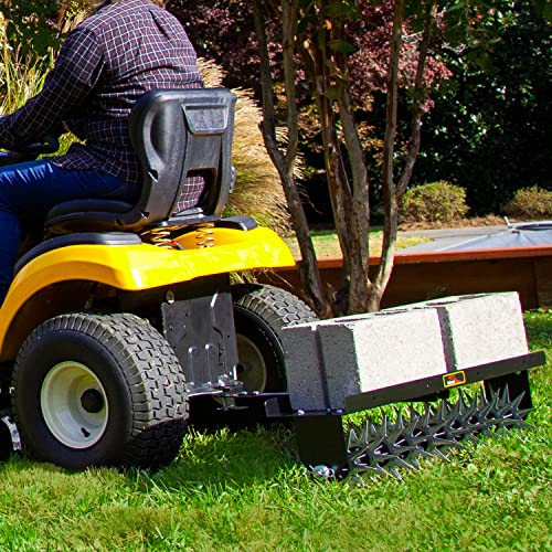 Brinly SA-401BH-A Tow Behind Spike Aerator with 3D Galvanized