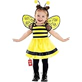Morph Bumble Bee Costume for Girls - Kids Bumblebee Outfit - Toddler Bee Costume for Baby Girls - Fun Dress-Up