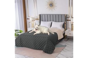 RBSC Home Waterproof Blanket Dog Bed Cover Non Slip Large Sofa Cover Incontinence Mattress Protectors for Pets Dog Cat (8682DG)