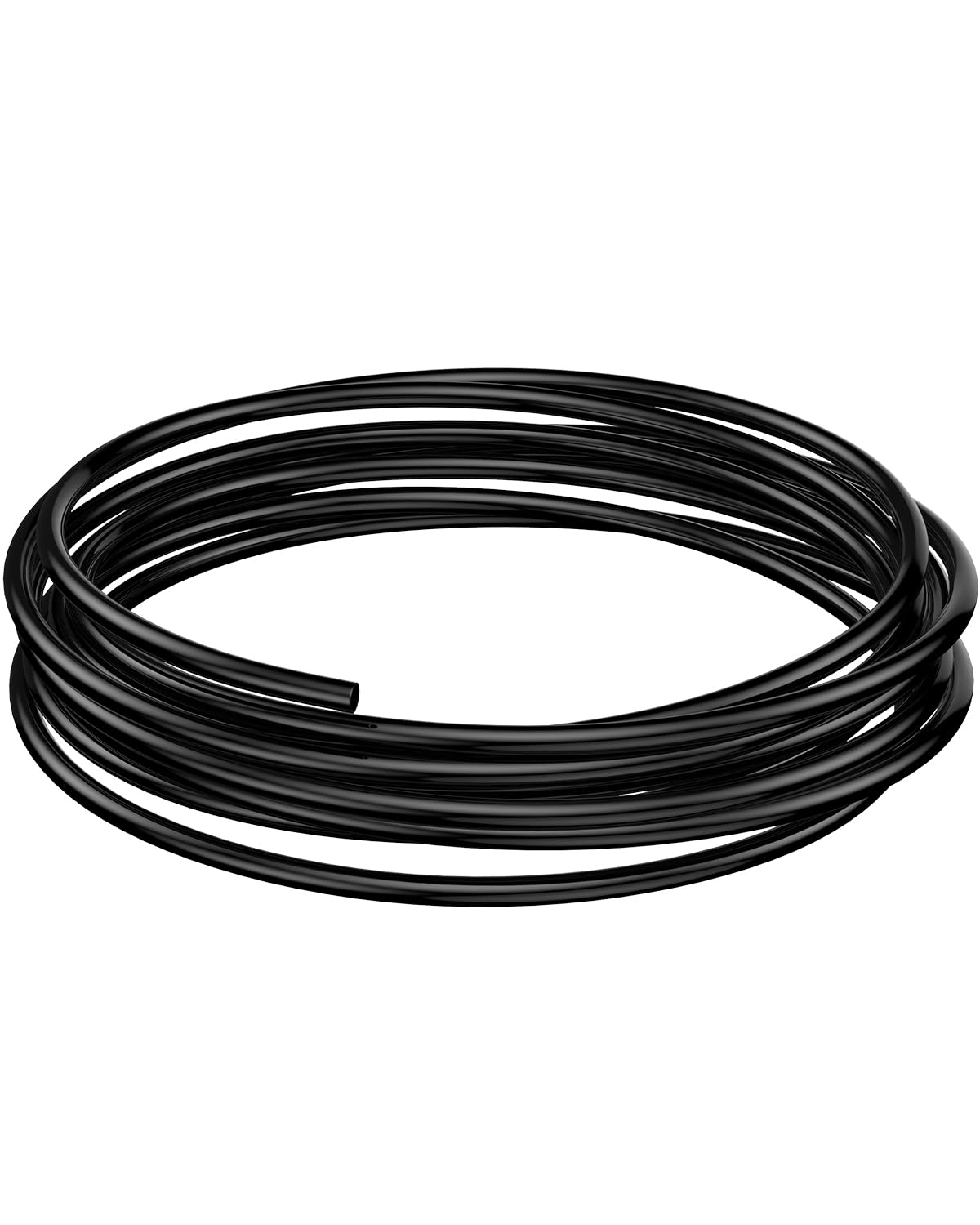 Pawfly Aquarium Airline Tubing 8 m Standard 4.8 mm Tubing for Fish Tank Air Pump Flexible Kink-Resistant Pure PVC Hose for Aquarium Garden Terrarium Pond, Black