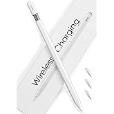 Aplfan Pencil USB-C for iPad(2018-2025): Magnetic Wireless Charging- Only for iPad Pro 11"(1-4th), 12.9"(3-6th), Air(4/5th), Mini 6. Slide-Switch, Hidden-Port Stylus with Tilt Control & Palm Rejection