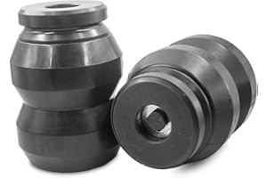 AUTOACC Suspenix 5.5" Rear Bump Stops, Rear Axle Jounce Bumpers Compatible with Dodge 2009-2020 Ram 1500 (Pair, Rubber)