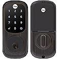 Yale Assure Lock Deadbolt, Oil Rubbed Bronze Digital Touchscreen Non-Connected Keypad with Backup Key for Front or Back Entry Door, ‎YRD226-NR-0BP