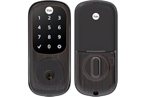 YALE SECURITY Yale Assure Lock Deadbolt, Oil Rubbed Bronze Digital Touchscreen Non-Connected Keypad with Backup Key for Front or Back Entry Door, ‎YRD226-NR-0BP