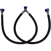 Quick Connect Faucet Water Supply Lines, 20 Inch, Widespread Bathroom Faucet Replacement Fast Lock Pipe Hoses, Y-Shape, 1 Pie