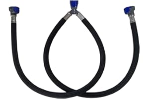 BSTIIU Quick Connect Faucet Water Supply Lines, 20 Inch, Widespread Bathroom Faucet Replacement Fast Lock Pipe Hoses, Y-Shape, 1 Piece