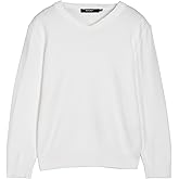 X RAY Boys School Uniform Sweater V-Neck (XS - XXL), Big Boys' & Little Kids Youth Long Sleeve V Neck Pullover Sweater