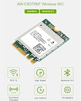 Waveshare WiFi 5 Dual-Band M.2 A/E Key Wireless NIC Bluetooth 5.0 RTL8822CE view 2