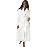 Turquaz Plush Robes For Women, Soft Warm Fleece Bathrobe for Women, Long Comfy Women's Robe