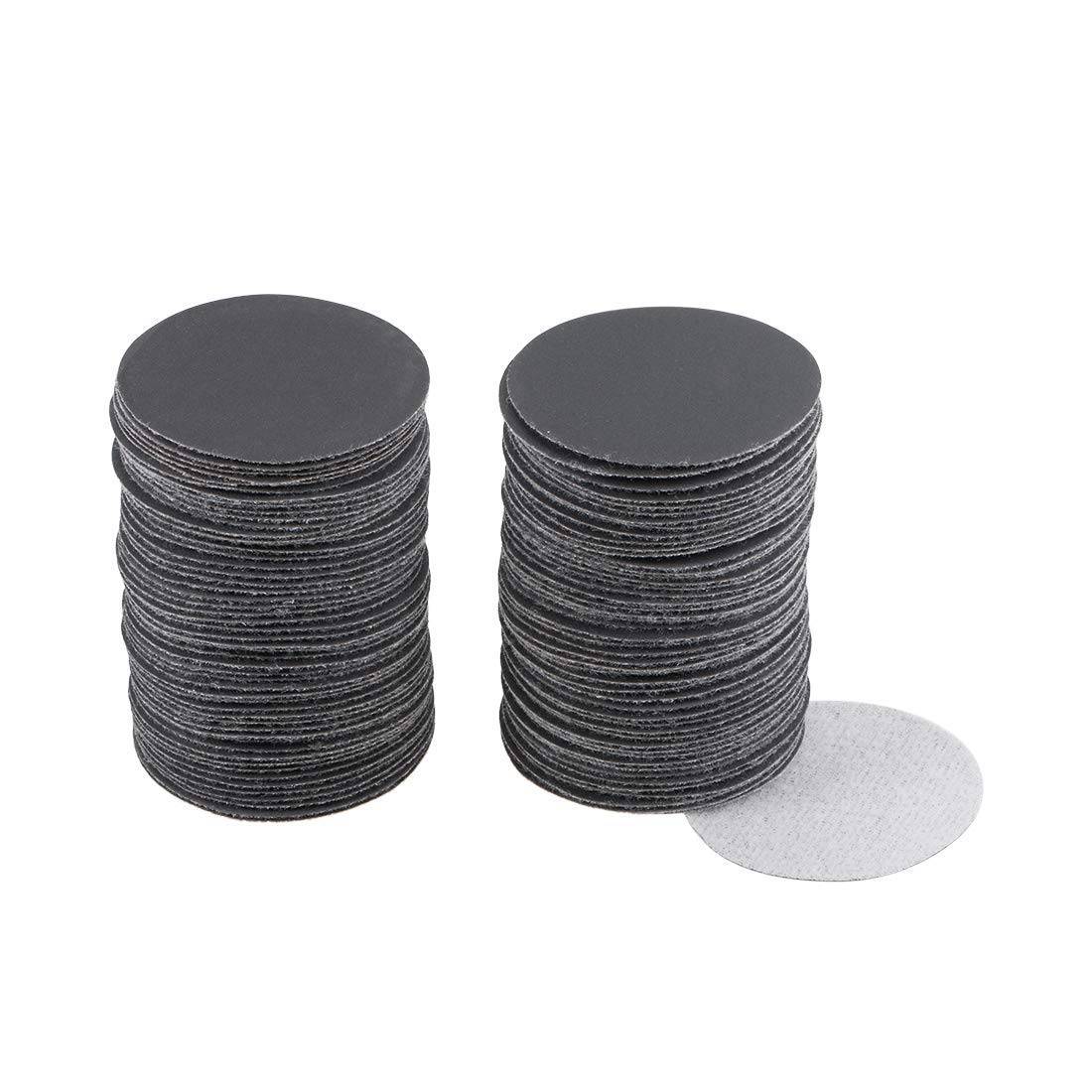 TA-VIGOR 100Pcs 50mm Wet and Dry Sanding Discs, 800 Grit 2 Inch Hook and Loop Sandpaper Electrostatic Sand Planting Silicon Carbide Sanding Discs