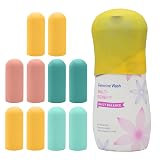 TRANOMOS 10 Pack Silicone Bottle Covers Travel Essentials for Women Men, Beach Vacation Essentials, Travel Size Toiletries Accessories, Cruise Ship Essentials 2025, Must Haves, Leak Proofing