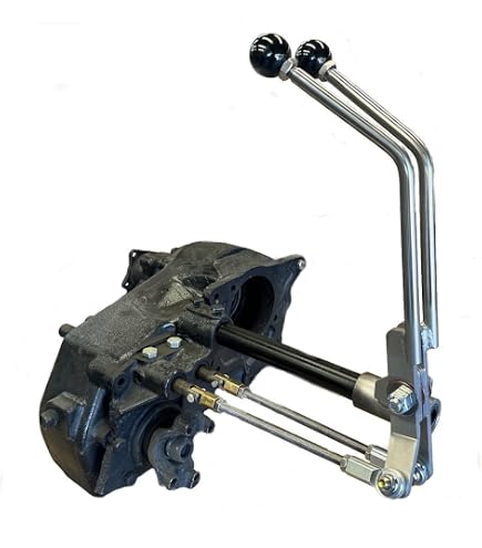 NP-205 Stainless Twin-Stick Shifter W/Boot For GM Transfer Case Shifter