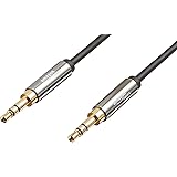 Amazon Basics 3.5 mm Male to Male Stereo Audio Cable, 2 Feet, 0.6 Meters