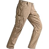 SPOSULEI Mens Tactical Pants Ripstop Cargo Work Pants with 9 Pockets Water Resistant Breathable Hiking Construction Pants