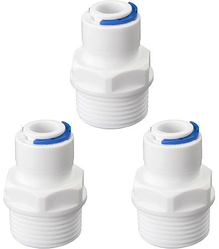 Pipe Screens 3/4 Inch Uxcell 3/4 Inch BSP Female To 3/8 Inch OD Straight Quick Connect Water Purifiers Tube Fittings Push In To Connector Filter Tubing Hose Pipe Joint For RO Reverse - Foto 12
