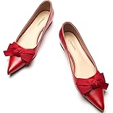 C.Paravano Women's Pointed Toe Ballet Flats
