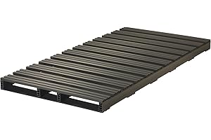 JIFRAM EXTRUSIONS Jifram 05000147 96-Inch by 48-Inch 2-Way Heavy Duty Entry Recycled Plastic Pallet with 5000 Pound Weight Capacity