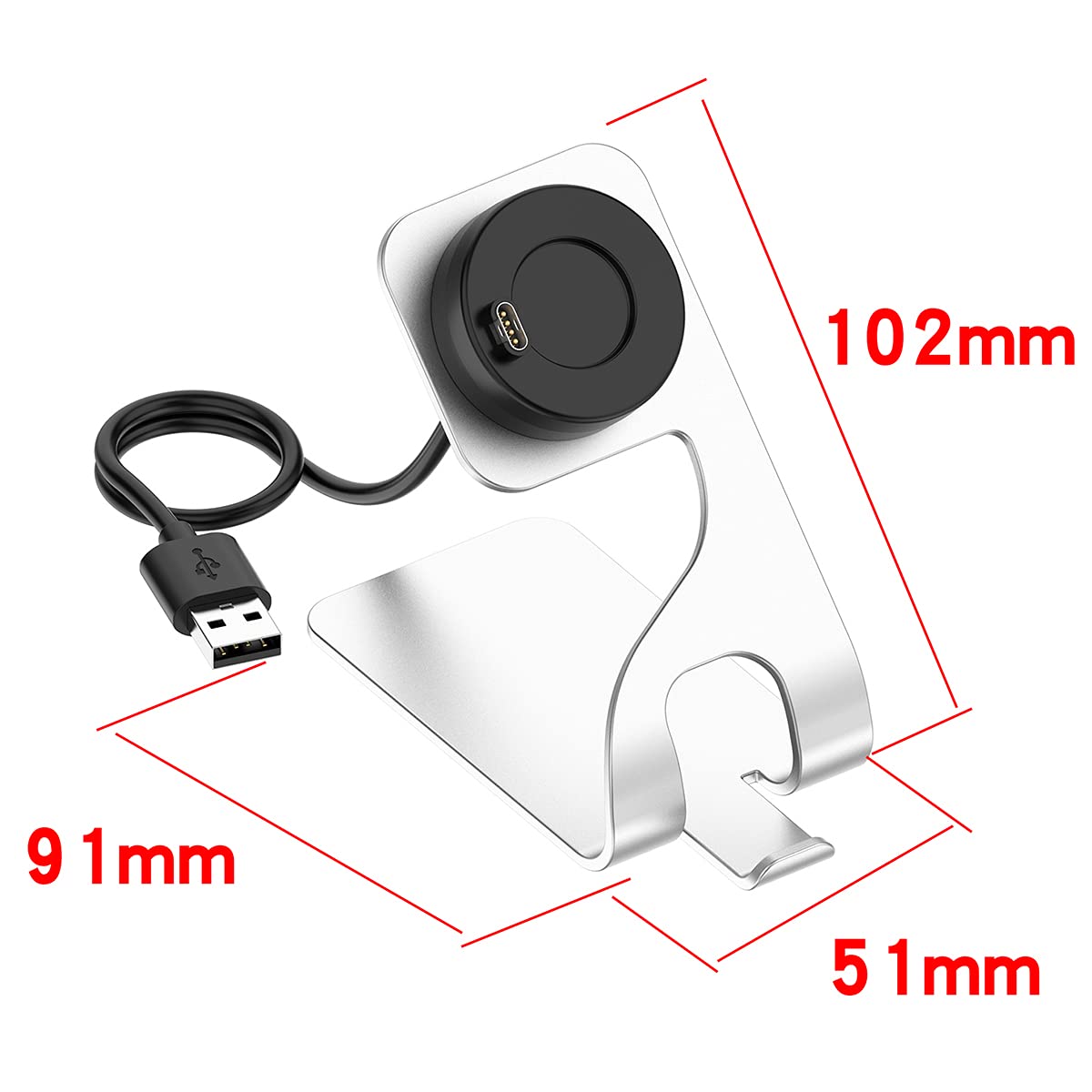 Charger for Garmin Watch Fenix 8 7 7S 7X 6 6S 6X 5 5S 5X Plus, Forerunner 965 955 945 745 255 245 165 55 45, Approach S10 S12 S40 S42 S60 S62 S70, Vivoactive 3/4/4S 5, Instinct 2 2S 2X, Venu 2 2S 3